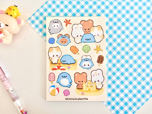 Seal and Friends Sticker Sheet